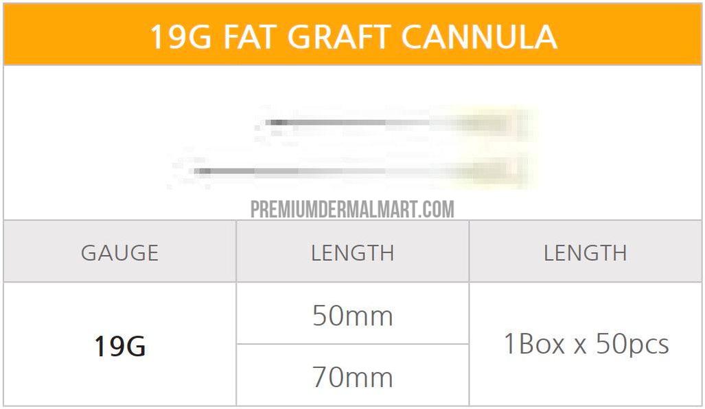 Allure Fat Graft Cannula (Box of 50 pcs)