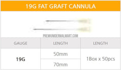 Allure Fat Graft Cannula (Box of 50 pcs)