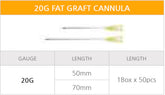 Allure Fat Graft Cannula (Box of 50 pcs)-Premiumdermalmart.com