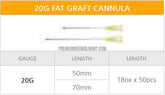 Allure Fat Graft Cannula (Box of 50 pcs)