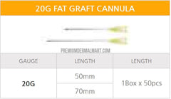 Allure Fat Graft Cannula (Box of 50 pcs)