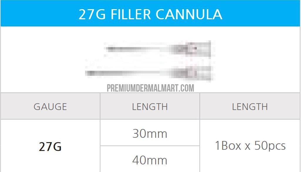 Allure Filler Cannula (Box of 50 pcs)