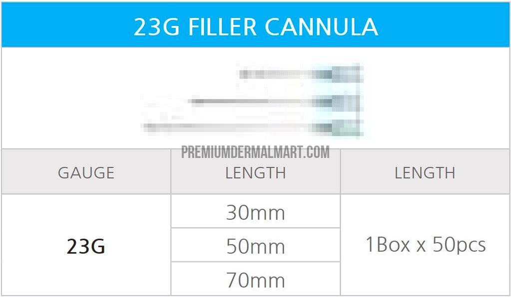Allure Filler Cannula (Box of 50 pcs)