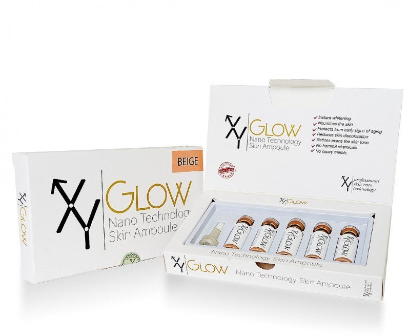 BB 글로우 나노 테크놀로지 스킨 앰플 – 베이지 & 누드-Premiumdermalmart.com