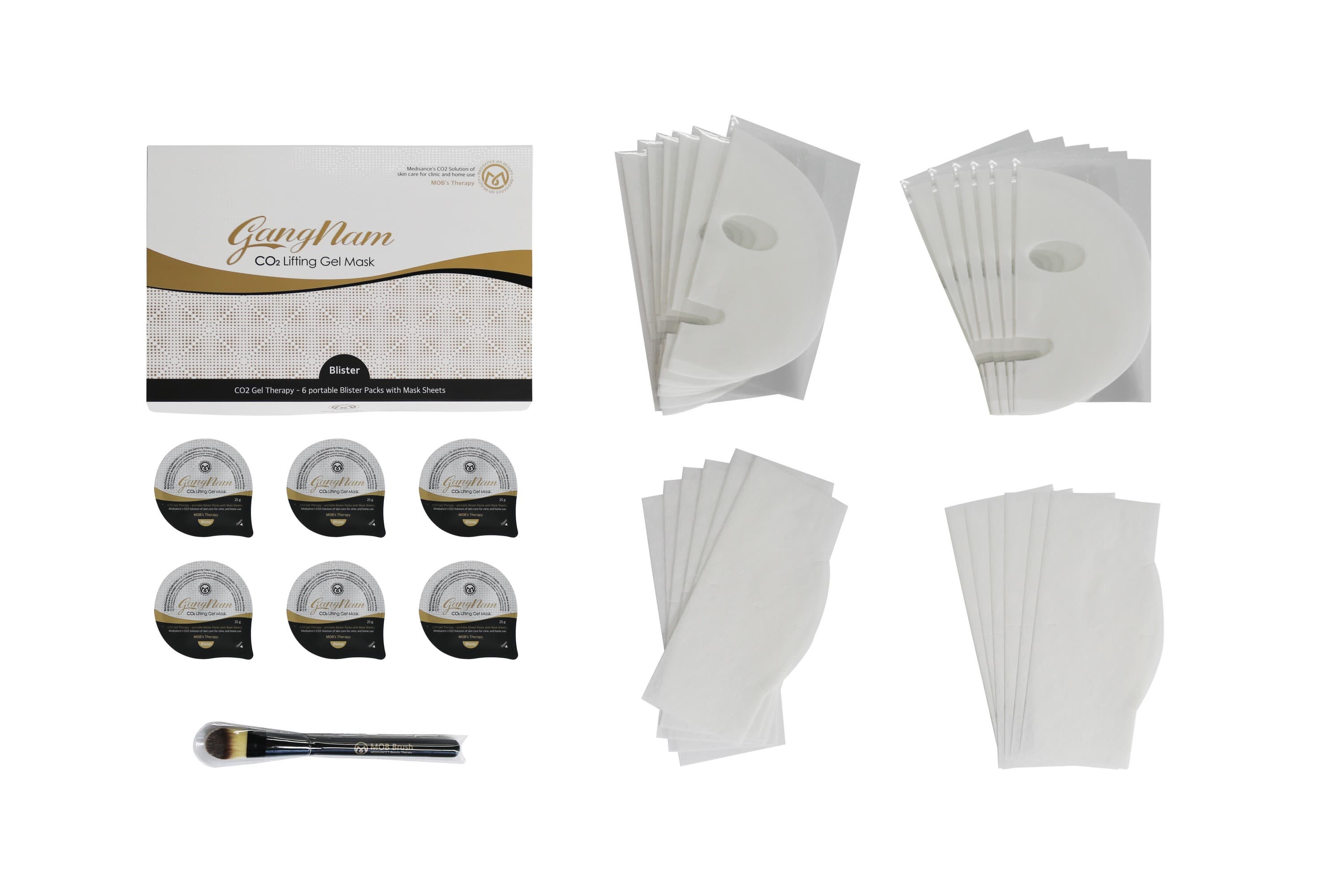 Gangnam Co2 Mask Pack 6 blister set-Premiumdermalmart.com