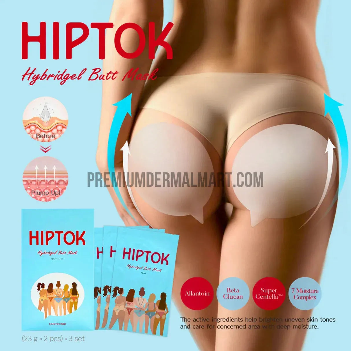 Hiptok Butt Mask Pack