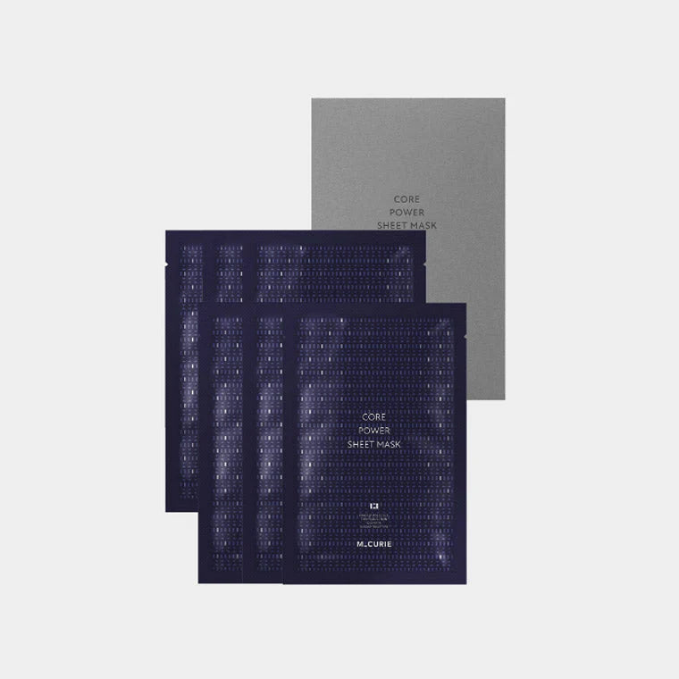 M_CURIE કોર પાવર શીટ માસ્ક-Premiumdermalmart.com