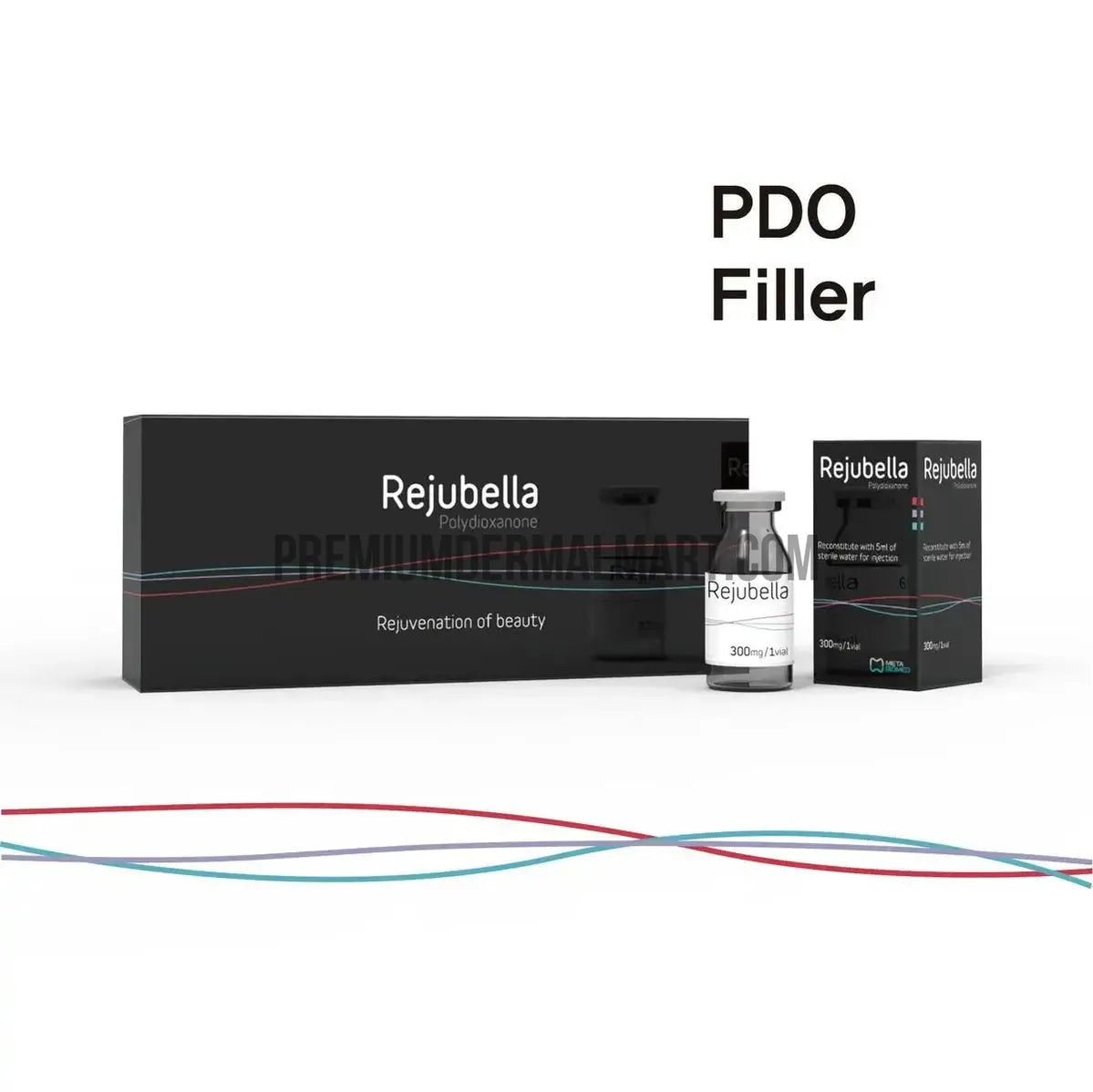 Rejubella – PDO dermal filler – PDO 150 mg + CMC 150 mg (5 vials)