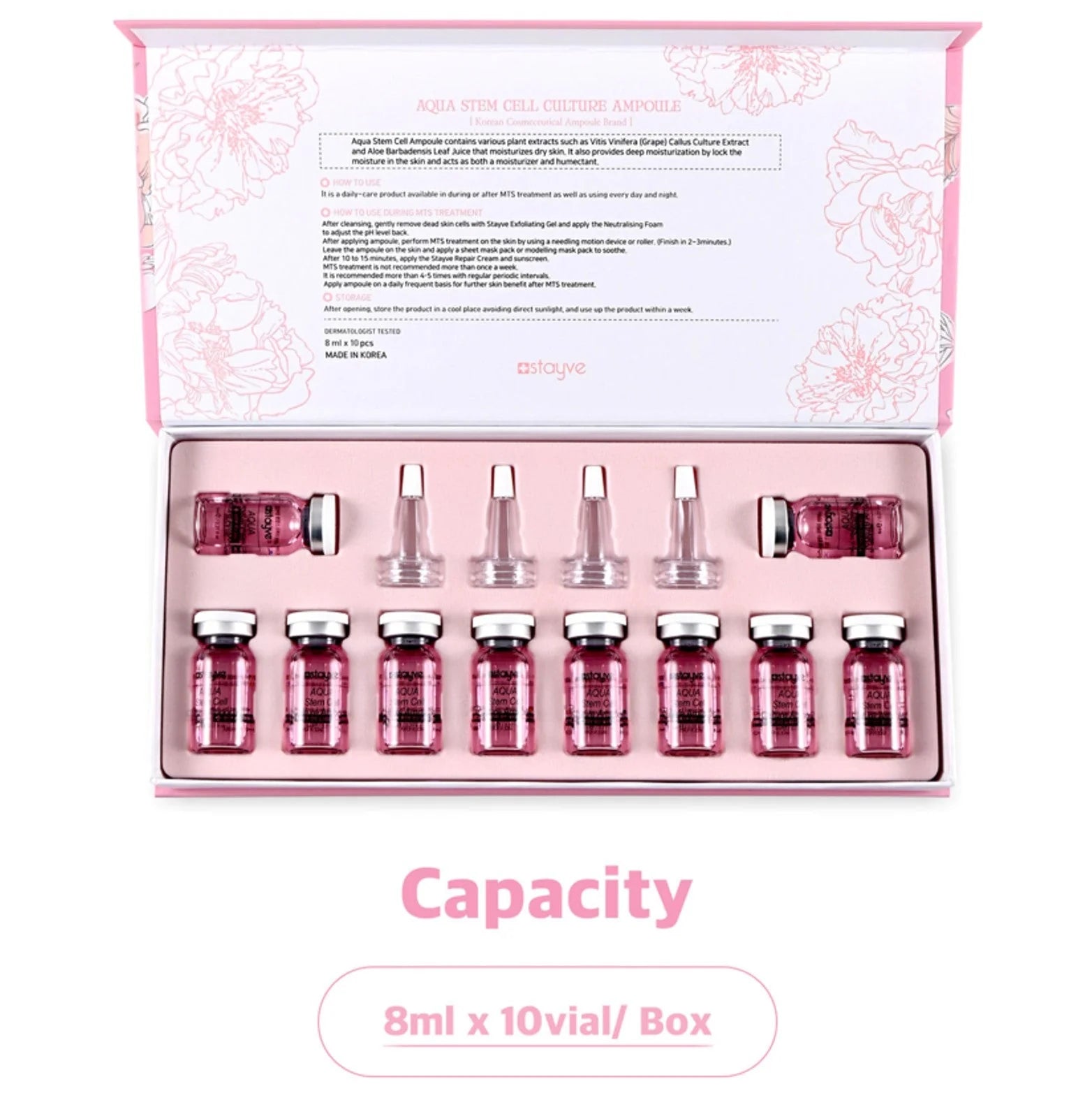 Stayve Aqua Stem Cell Culture Ampoule 10X8ml-Premiumdermalmart.com