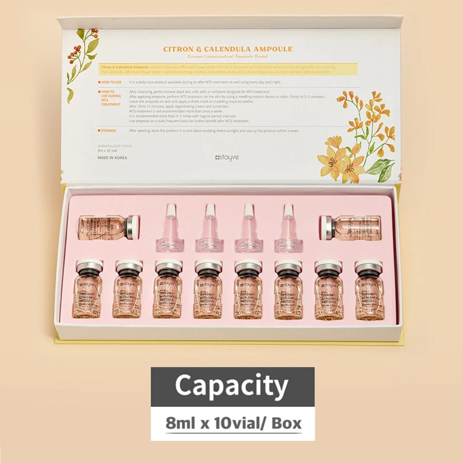 Stayve Citron & Calendula Ampoule 10X8ml-Premiumdermalmart.com