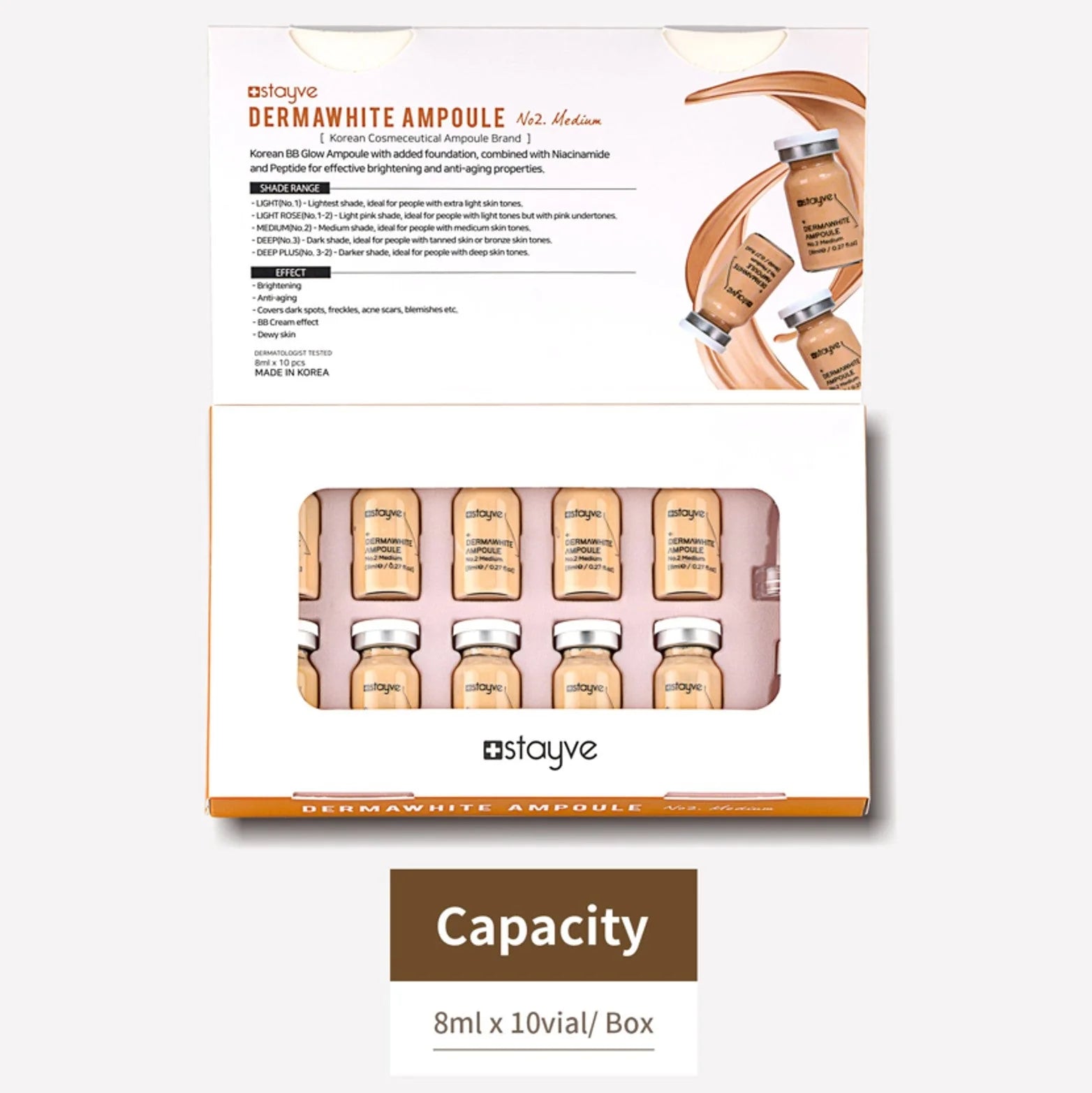 Stayve Dermawhite Ampoule NO. 2 Medium 10X8ml-Premiumdermalmart.com