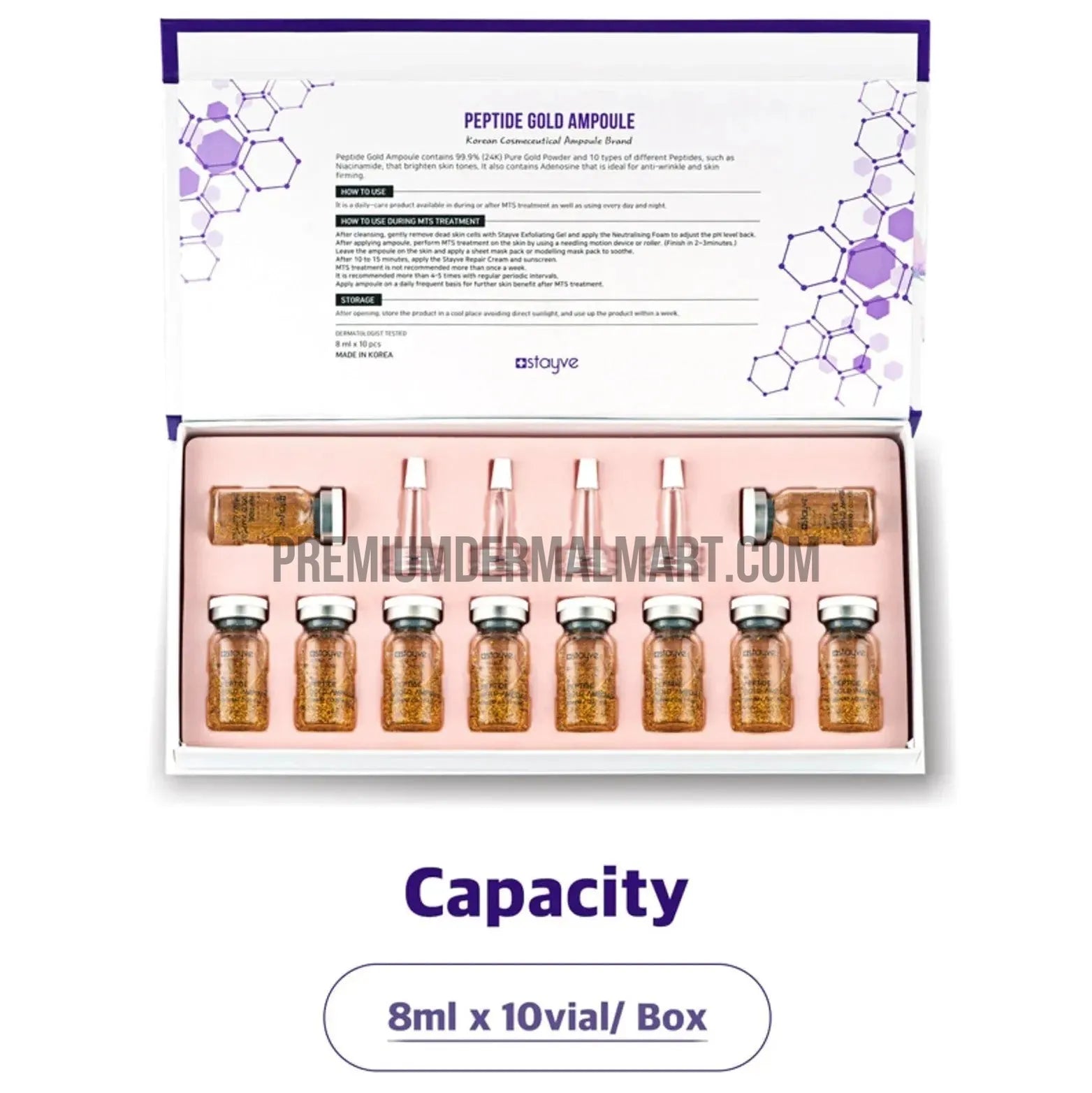 Stayve Peptide Gold Ampoule 10X8ml
