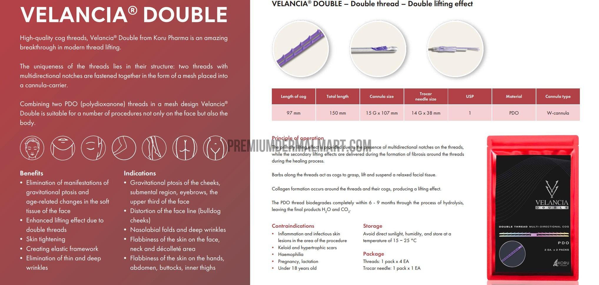 Velancia Lifting Threads (Per Pouch)