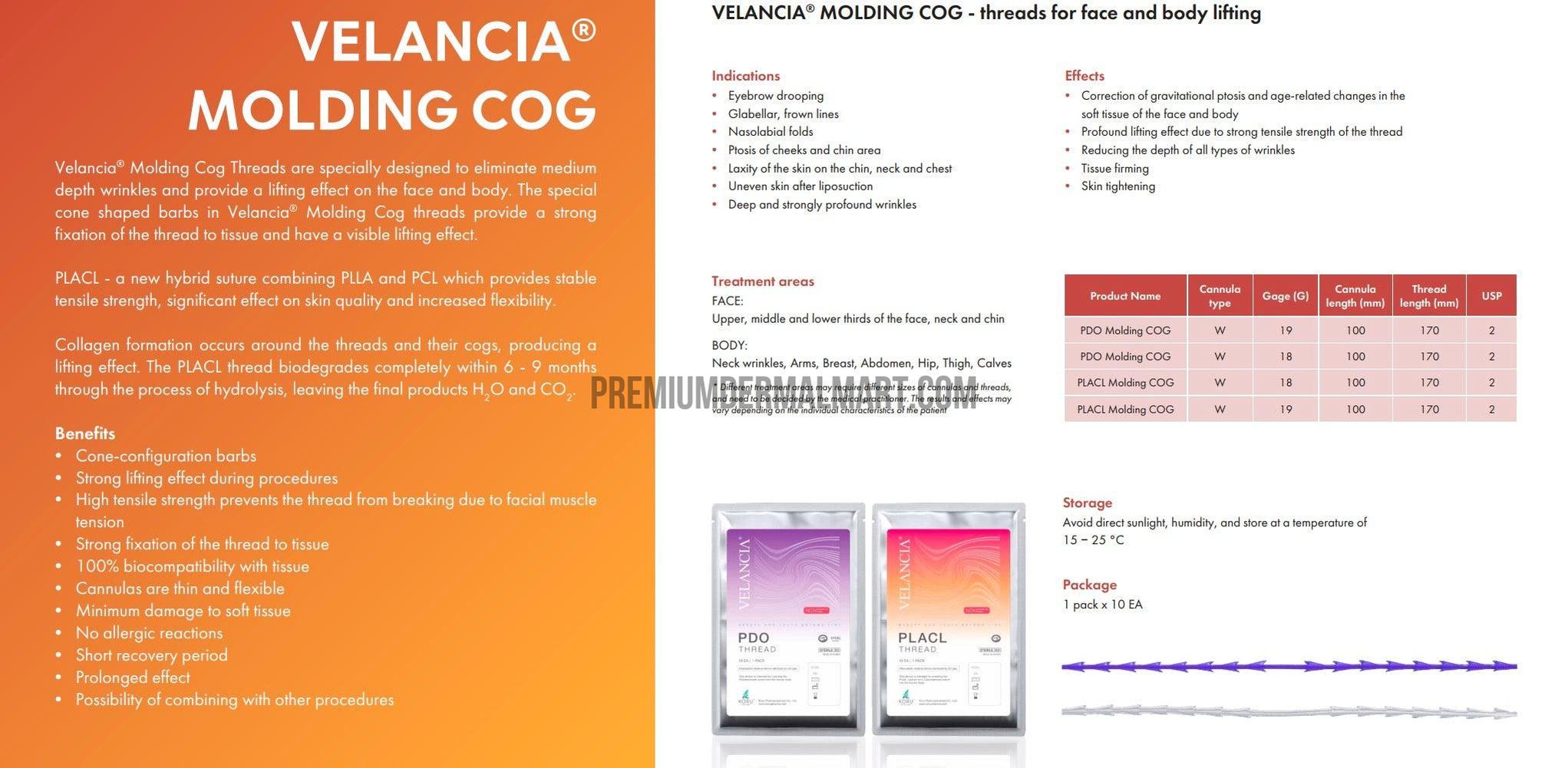 Velancia Lifting Threads (Per Pouch)