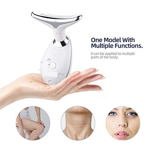 3 LED Lights Anti Aging Beauty Massager - Premium Dermal Mart