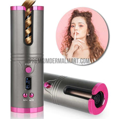 Automated hair curling iron