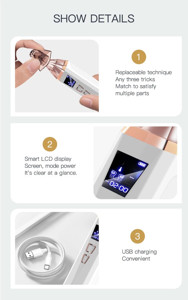 전기 블랙헤드 리무버 - Premium Dermal Mart