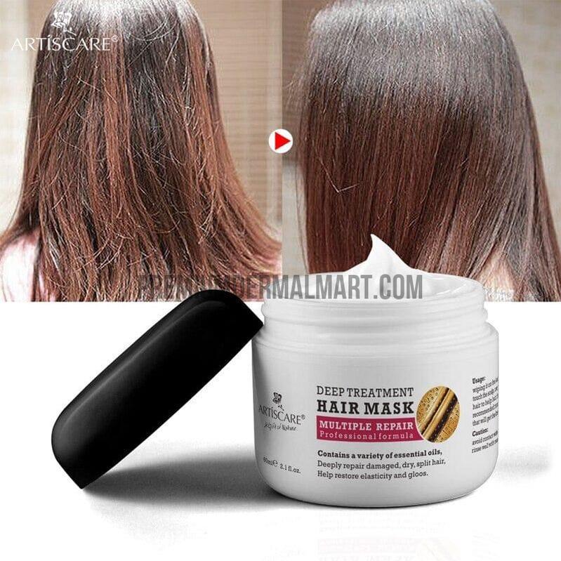 Restauración natural de danos en cabelo brando e coiro cabeludo