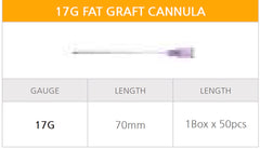 Allure Fat Graft Cannula (Box of 50 pcs)-Premiumdermalmart.com