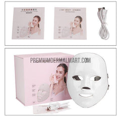 Máscara facial de terapia de luz LED