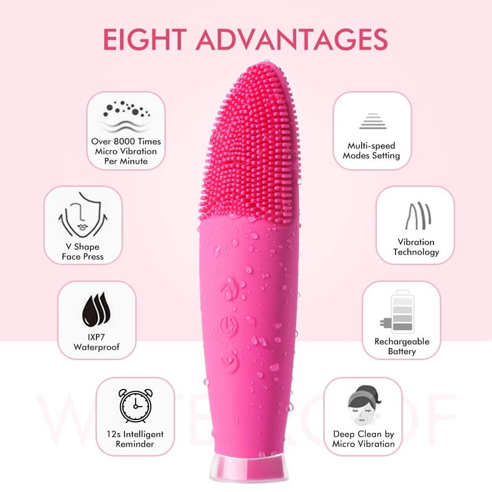 დასატენი წყალგაუმტარი სახის ფუნჯი - Premium Dermal Mart