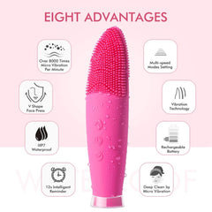 დასატენი წყალგაუმტარი სახის ფუნჯი - Premium Dermal Mart