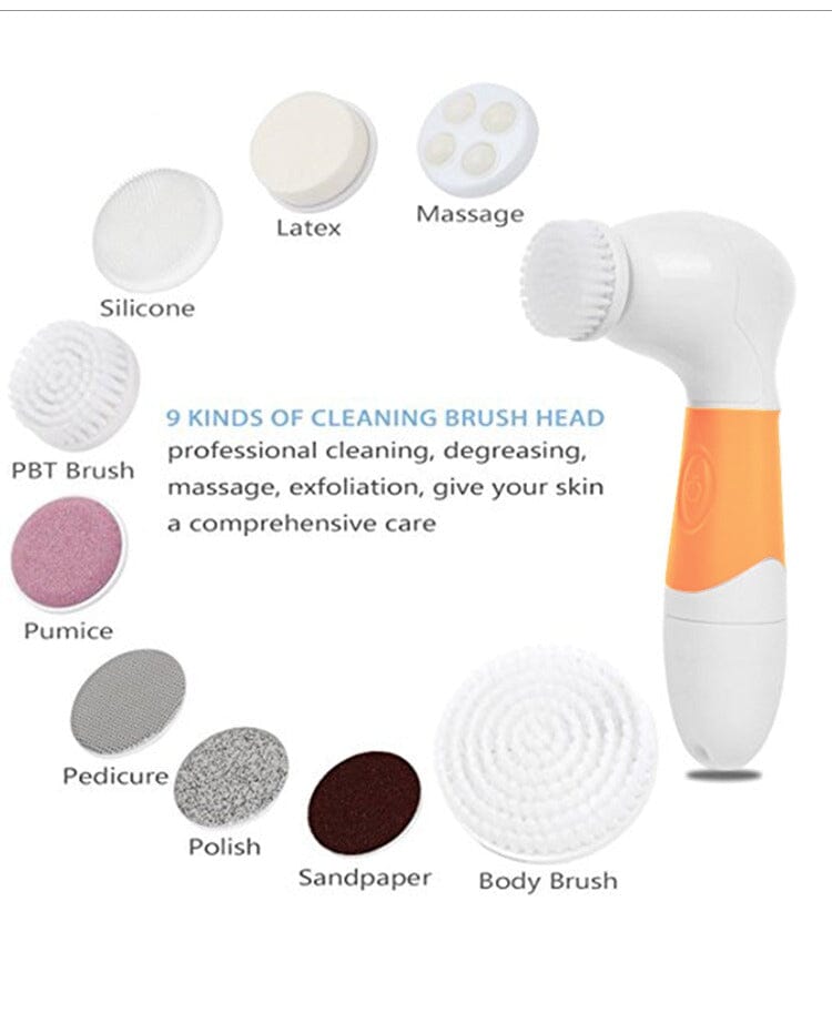 9-in-1 Facial Pore Cleaner & Body Massager - Premium Dermal Mart