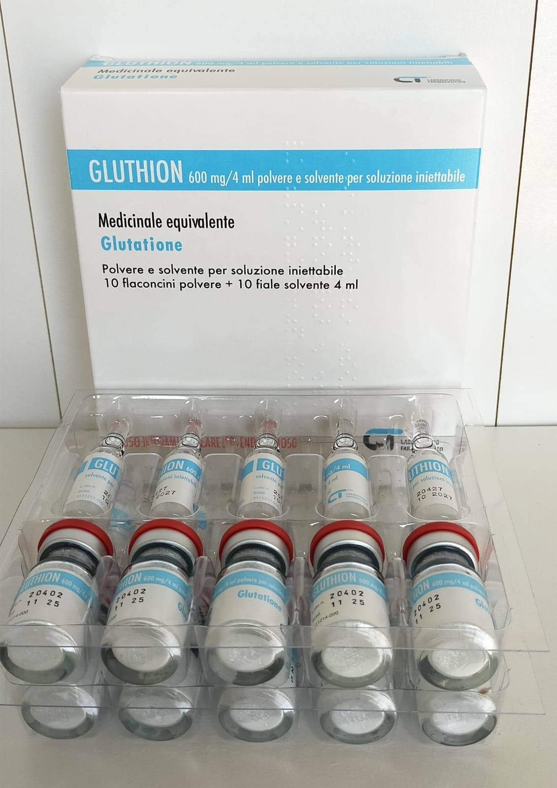 GLUTHIONE GLUTATHIONE 600MG/4ML Premium Dermal Mart 